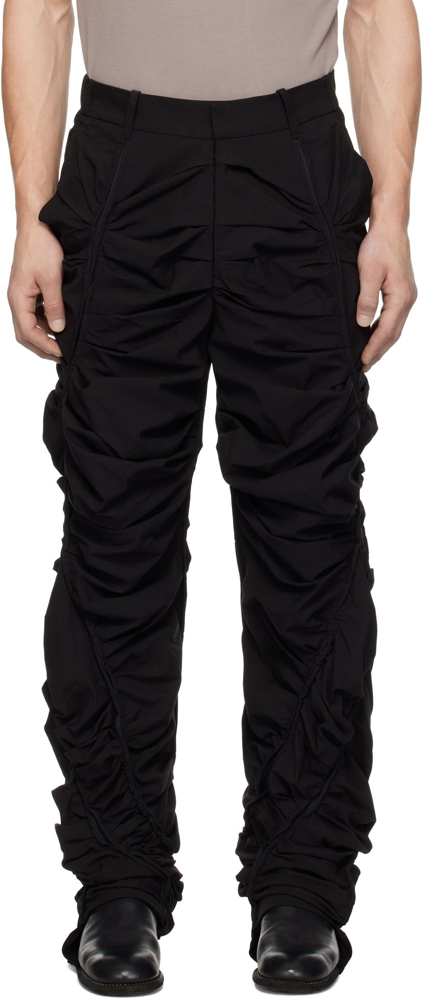 Штани Post Archive Faction (PAF) Technical Left Trousers чорний | 7.0 BTPL-B