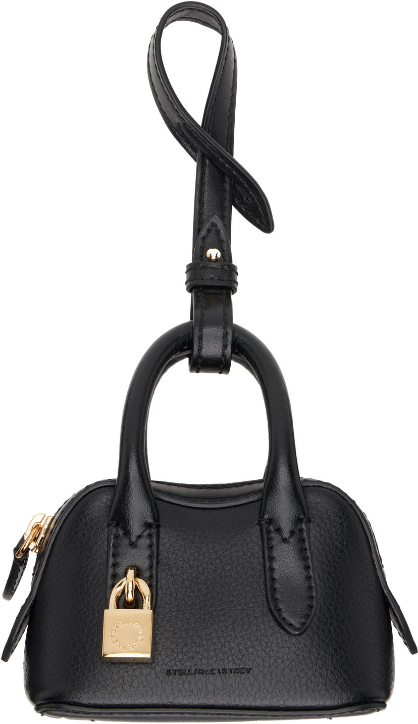 Брелоки Stella McCartney Stella McCartney Stella Ryder Charm Embossed Keychain чорний | 7V0134WP0533