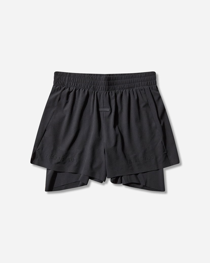 Шорти adidas Originals Fear of God Athletics Layered Shorts чорний | JZ7377