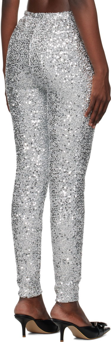 Легінси We11done We11done Sequined Leggings Металік | WD-LE3-23-246-W-SV, 2