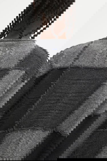 Cветр ADER ERROR Patchwork Textured Knit Sweater with Exposed Stitching Різнокольоровий | BO01FWKT0301BK, 4