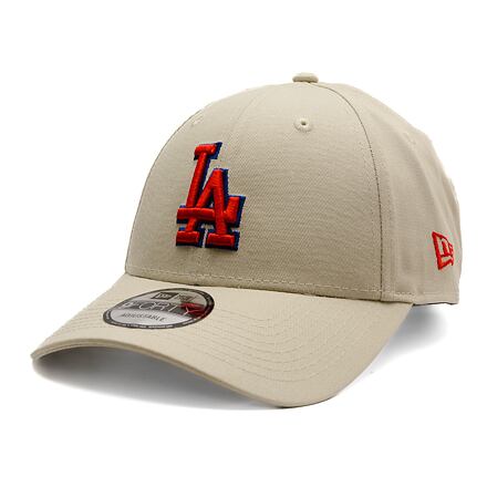 Кепка New Era New Era MLB 9FORTY Side Patch LA Dodgers Adjustable Cap бежевий | 60595218