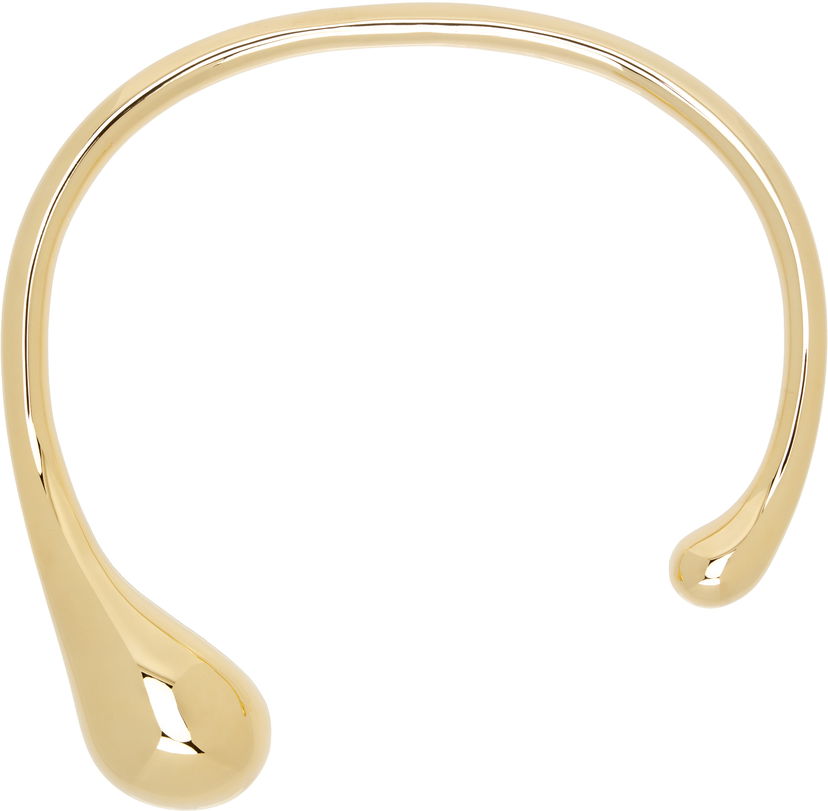 Кольє Bottega Veneta Bottega Veneta Gold Drop Necklace Жовтий | 827014 VAHU0