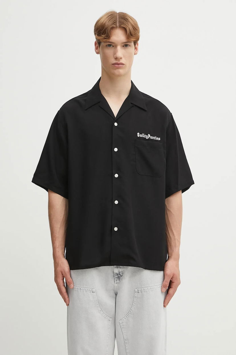 Сорочка WACKO MARIA Wacko Maria 50'S Shirt Relaxed Fit чорний | 25SS.WMS.OC06