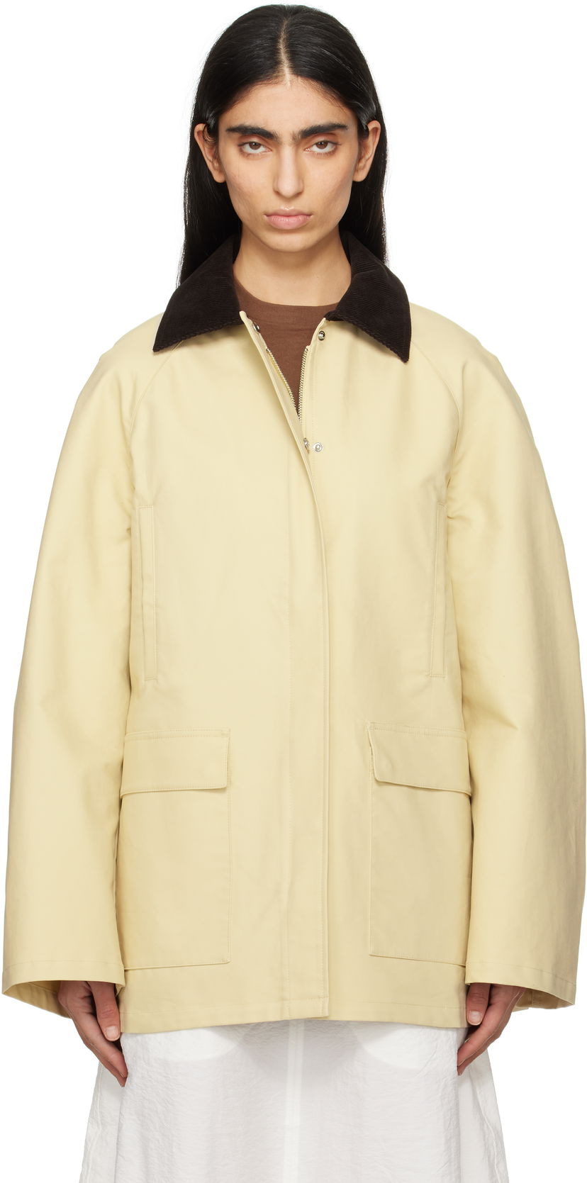 Парка TOTEME TOTEME Summer Country Jacket Жовтий | 252-WRO0186-FB0385