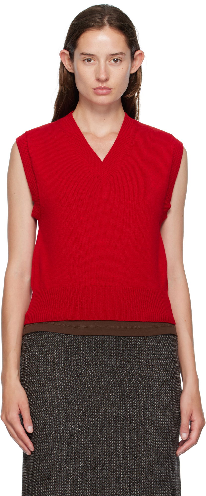 Жилет &Daughter &Daughter Athea Knit Vest Червоний | HKN03912