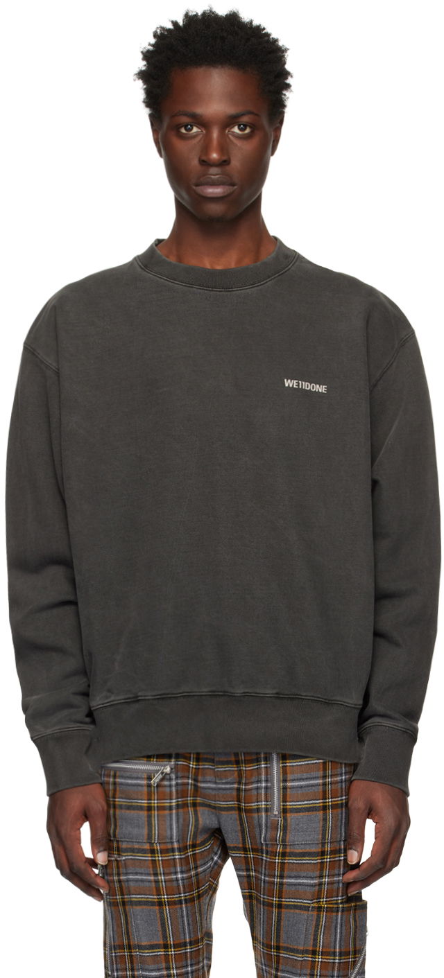 Світшоти We11done We11done Basic Sweatshirt Сірий | WD-TS3-22-707-U-CH, 0