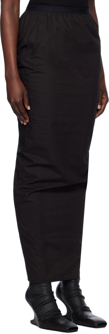 Спідниця Rick Owens Rick Owens Hollywood Soft Pillar Maxi Skirt чорний | RP01E7331 P, 1