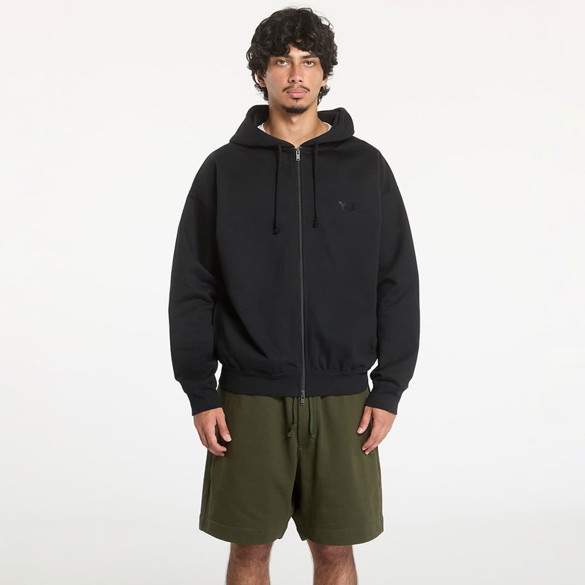 Світшоти Y-3 Brushed Terry Full Zip Hoodie UNISEX Black чорний | IW0073