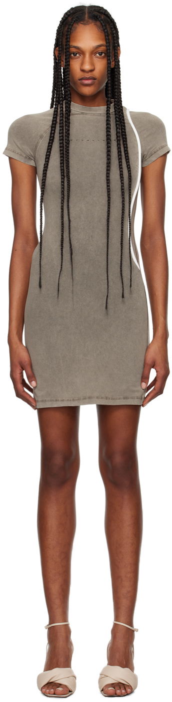 плаття Ottolinger Ottolinger Fitted Minidress Сірий | 1504002
