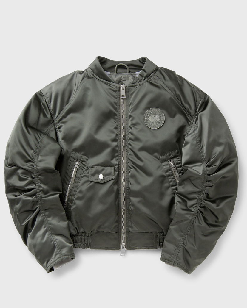 Куртка бомбер Canada Goose Satin Full-Zip Bomber Jacket Зелений | 4904WT-9852