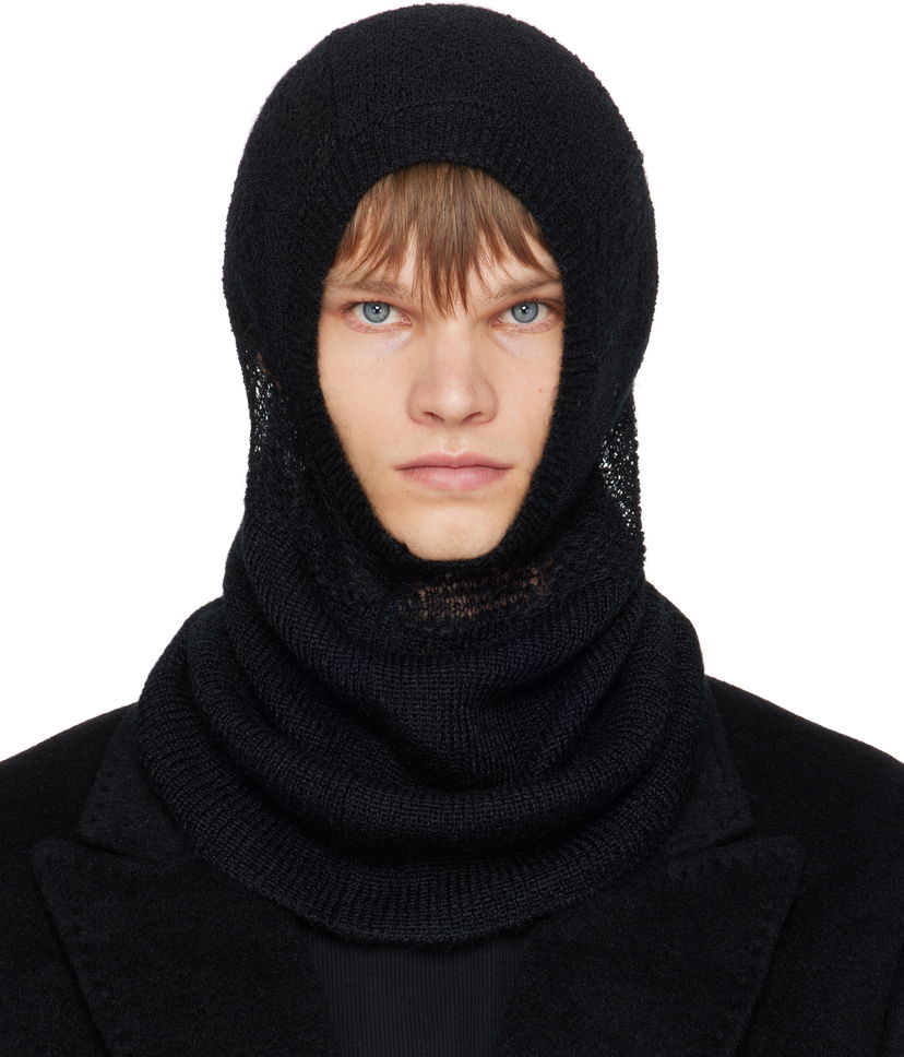 Капелюх Ann Demeulemeester Ann Demeulemeester Knit Balaclava чорний | B0013191-KN070-099