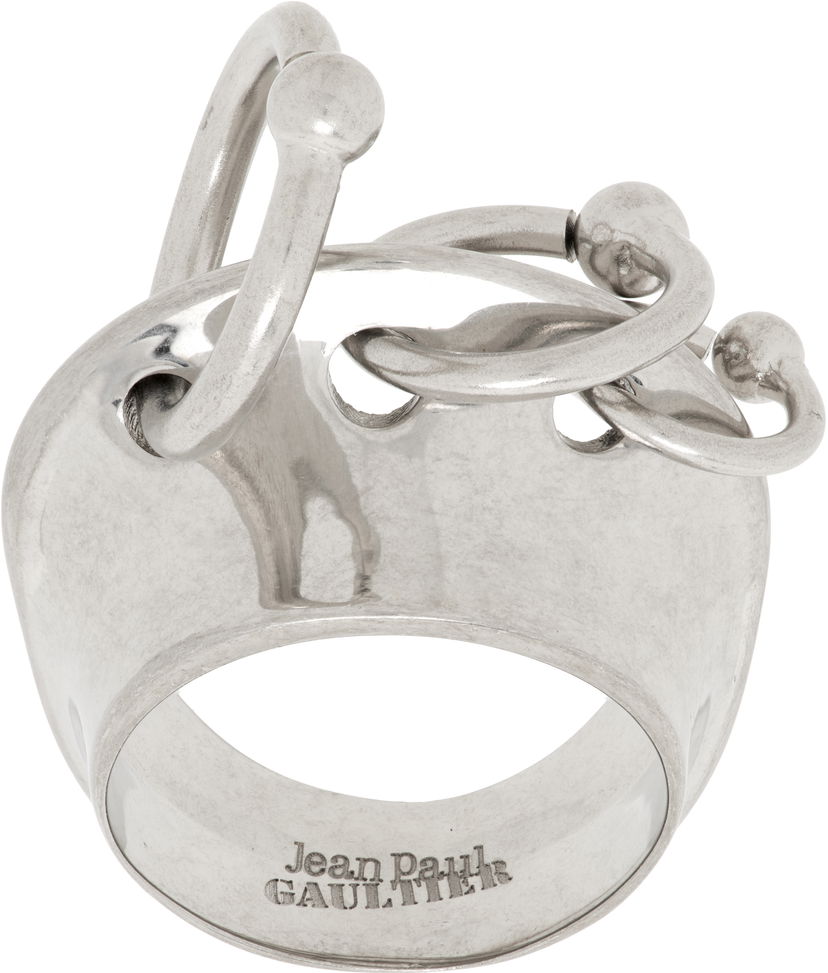 Кільце Jean Paul Gaultier Jean Paul Gaultier 'The Piercing' Ring Металік | 24/25-U-BA012-X053-91