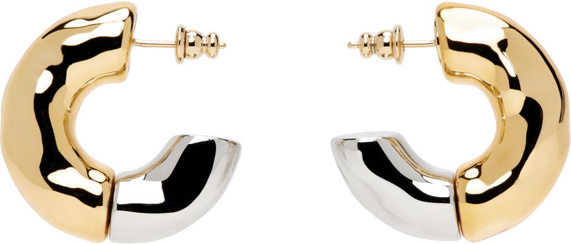 Сережки AMI AMI Paris Dune Hoop Earrings Металік | UJW219.361