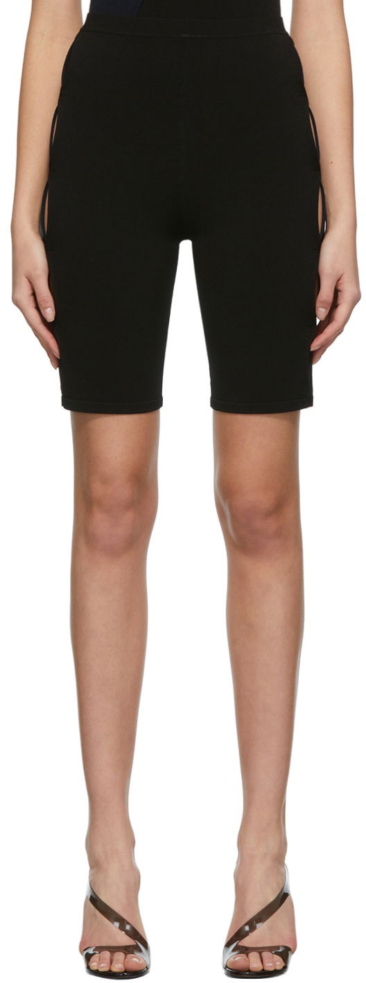 Шорти Dion Lee Dion Lee Double Hosiery Shorts чорний | C7019R22