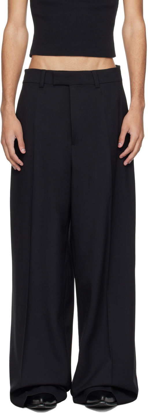 Штани VETEMENTS Wide-Leg Trousers чорний | UE64PA300BB