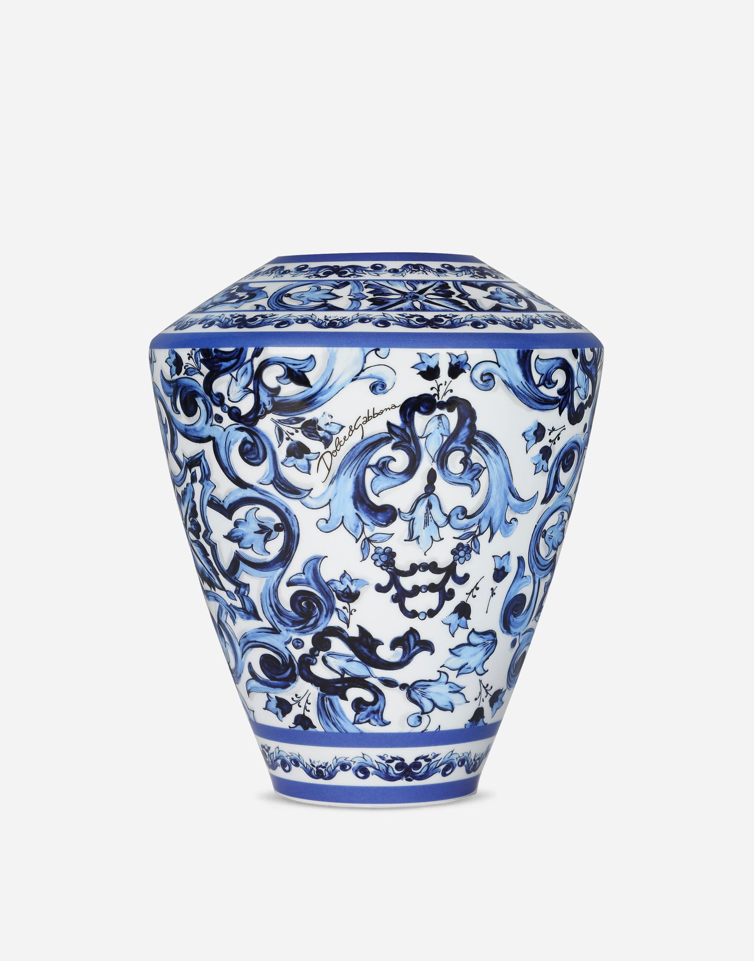 Домашній декор Dolce & Gabbana Dolce & Gabbana Large Amphora Porcelain Vase Різнокольоровий | TCC198TCAMZUB011, 0