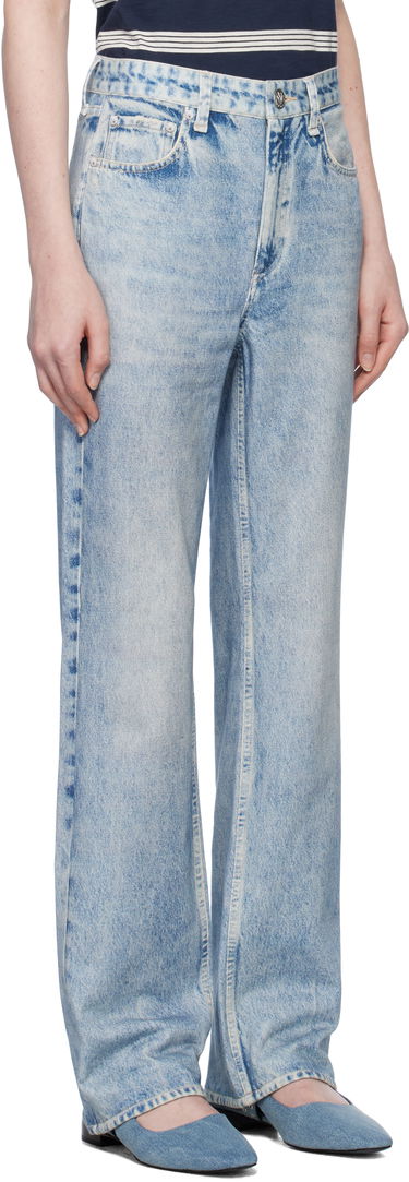 Джинси rag & bone Rag & Bone Women's Miramar Terry Shea Lounge Pants Синій | WCW24H70028202, 1