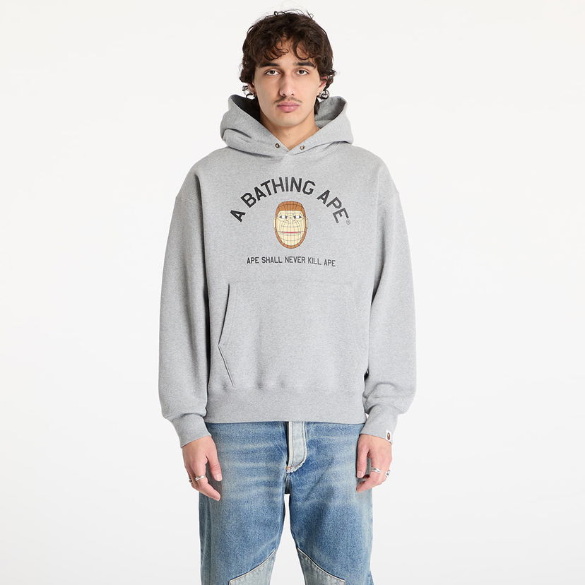 Світшоти BAPE Polygon Relaxed Fit Pullover Hoodie Сірий | 001PPK701001M GRA