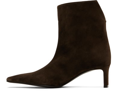 Одяг Khaite KHAITE Ona Suede Ankle Boots Коричневий | F1100-726, 2