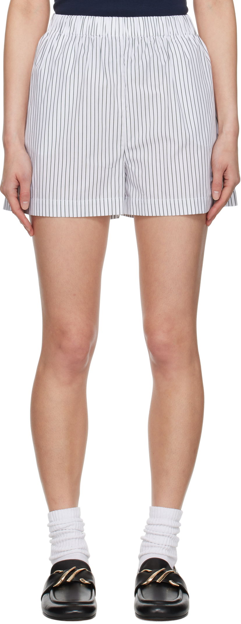 Шорти Sporty & Rich Sporty & Rich 'SRC' Poplin Shorts білий | SH012606302ST71