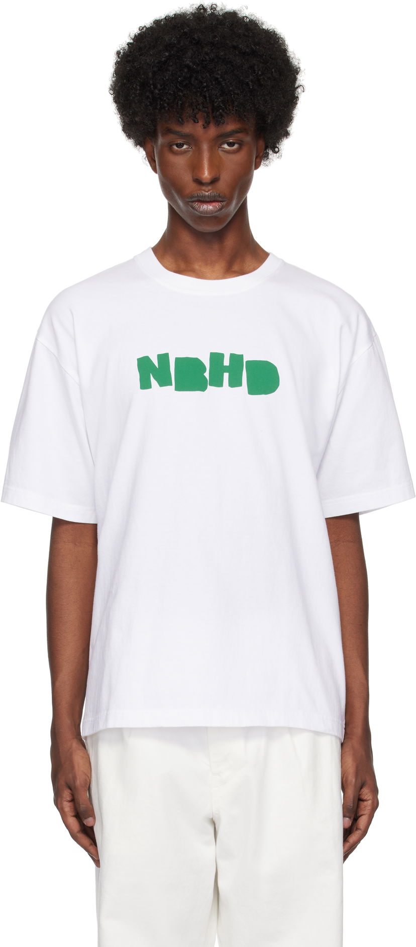 Футболка Neighborhood T-Shirt білий | 242PCNH-ST07