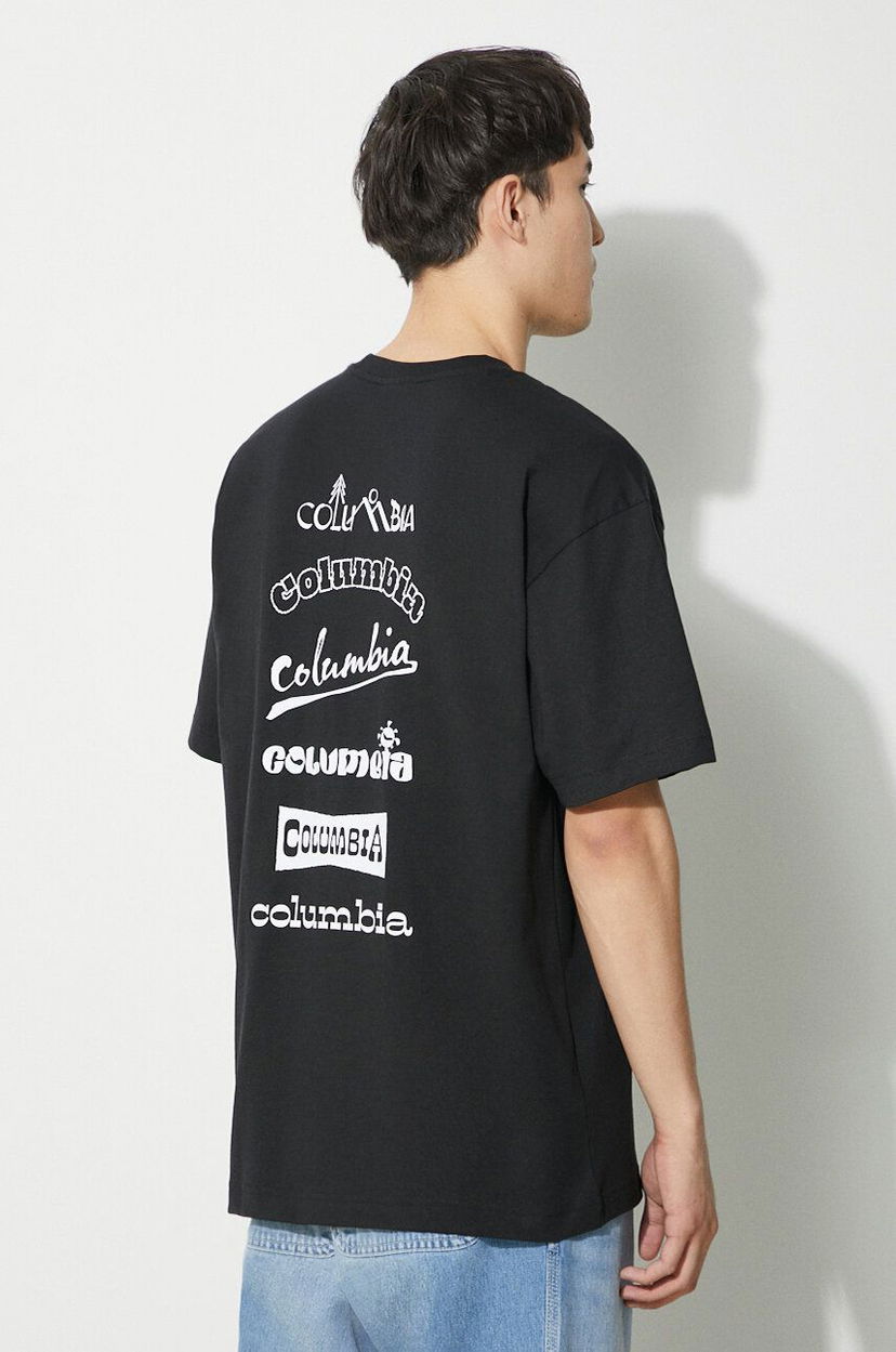 Футболка Columbia Burnt Lake T-Shirt чорний | 2071711