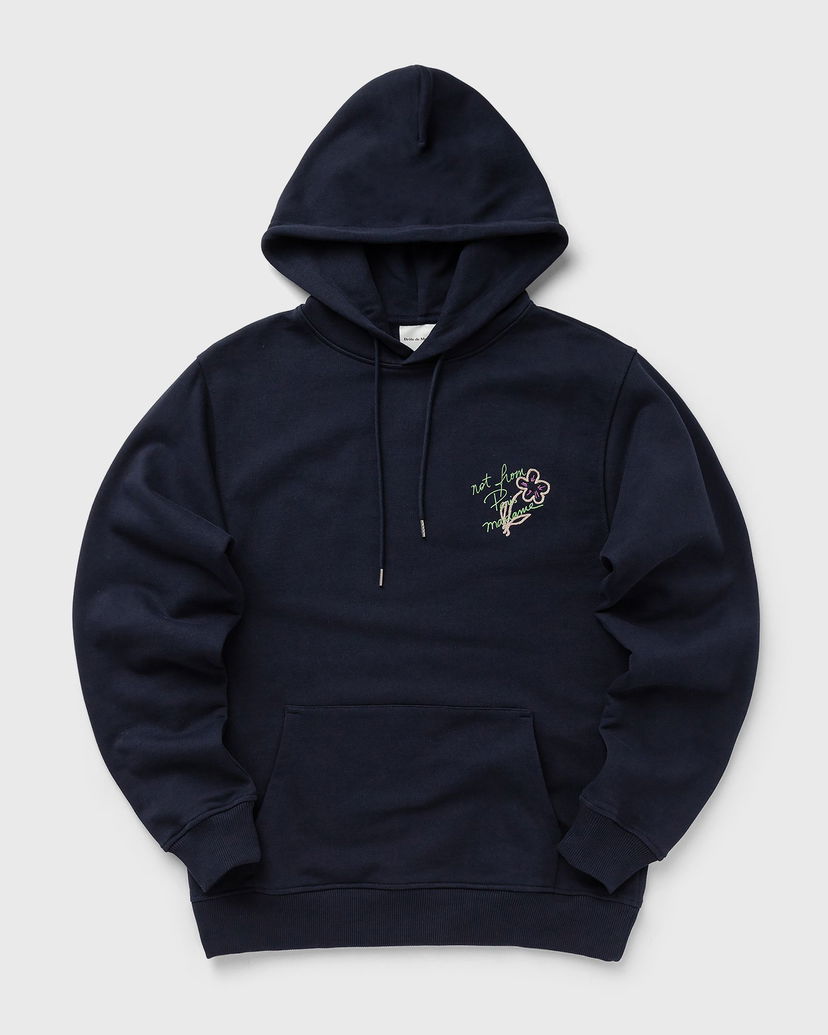 Світшоти Drôle de Monsieur Drôle de Monsieur Slogan Esquisse Hoodie XXL темно-синій | G-HO150-CO127-NY