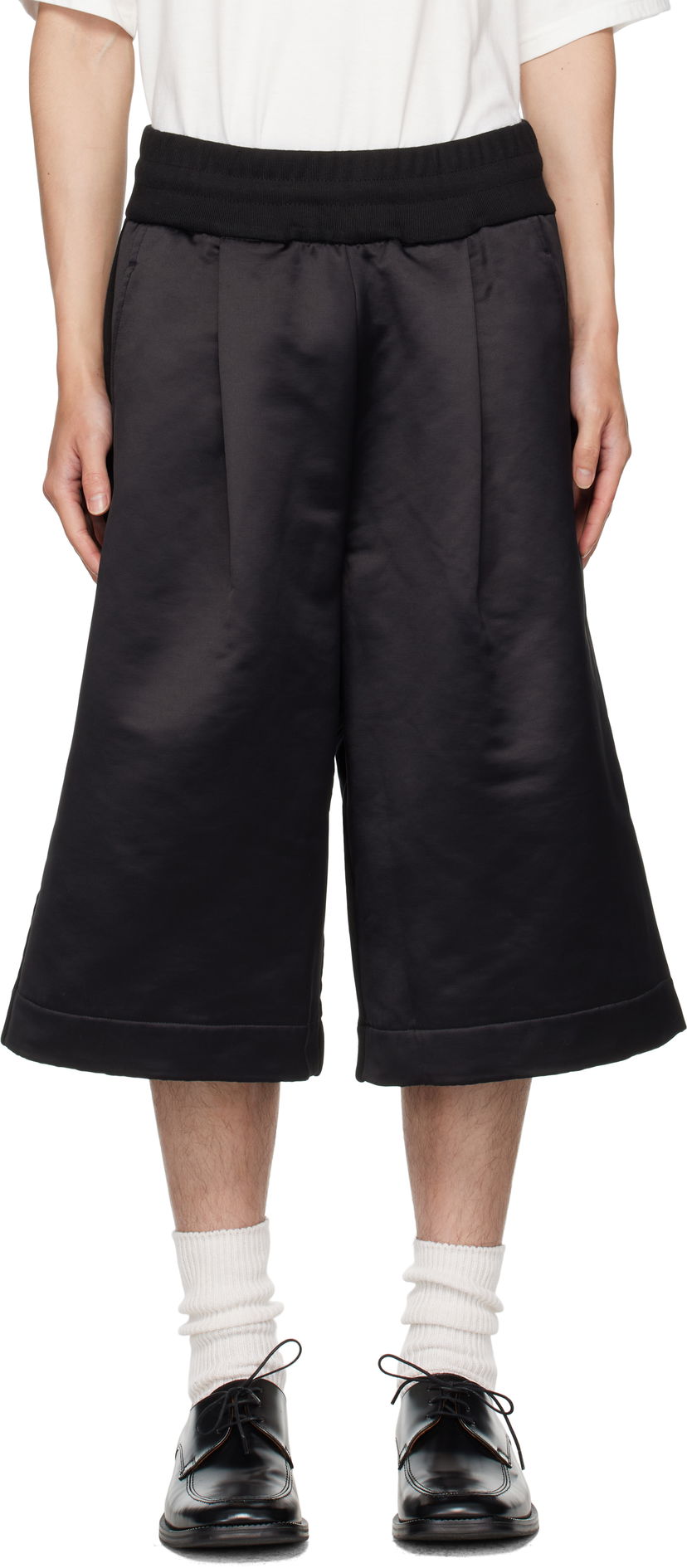 Шорти Dries Van Noten Dries Van Noten Paneled Shorts чорний | 252-021157-2611