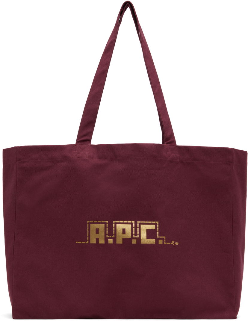 сумка-тоут A.P.C. Lunar New Year 2025 Diane Shopping Tote Bag Бордовий | COHHN-M61999