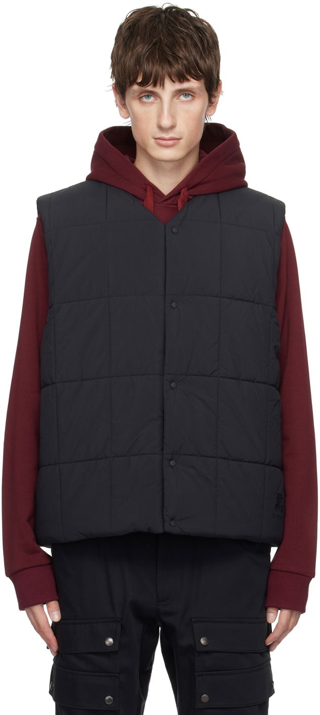 Жилет Burberry Black Quilted Puffer Vest чорний | 8074275