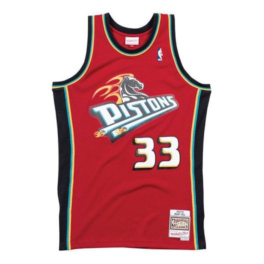 Джерсі Mitchell & Ness Mitchell & Ness NBA Swingman Jersey Pistons Grant Hill Червоний | SMJYAC18057-DPISCAR99GHI
