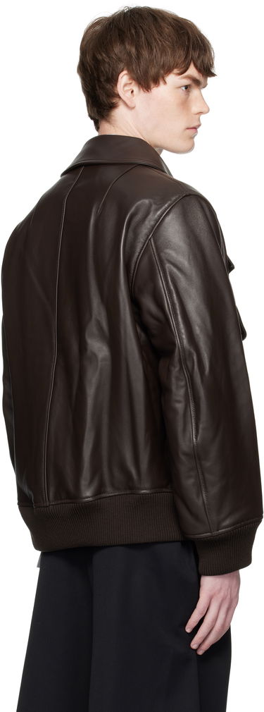 Куртка бомбер Simone Rocha Simone Rocha Oversized Multi-Pocket Aviator Jacket Коричневий | 6130 0456, 2