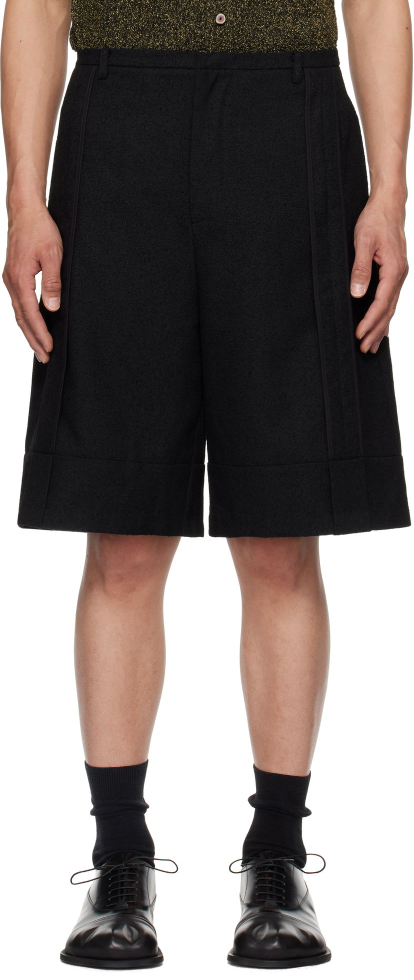 Шорти ADER ERROR ADER error Vasto Product. 94 Shorts чорний | BO01SSBT0210BK