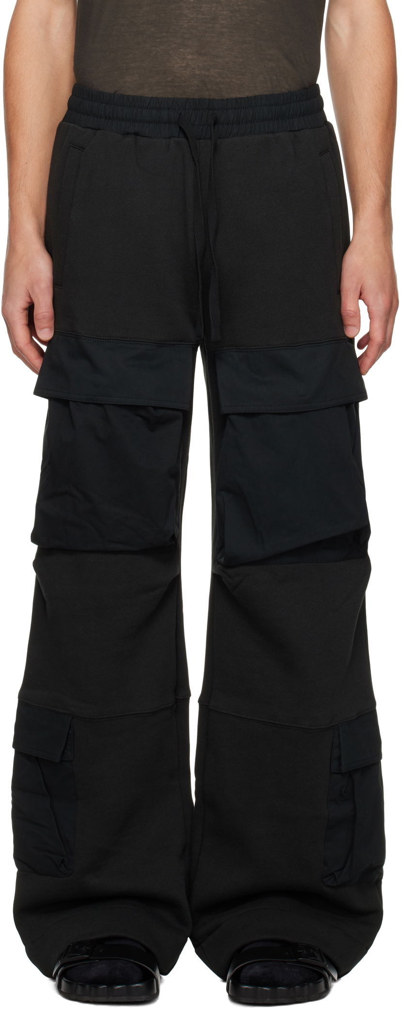 Штани карго Entire Studios Utility Cargo Pants чорний | ES2341SO
