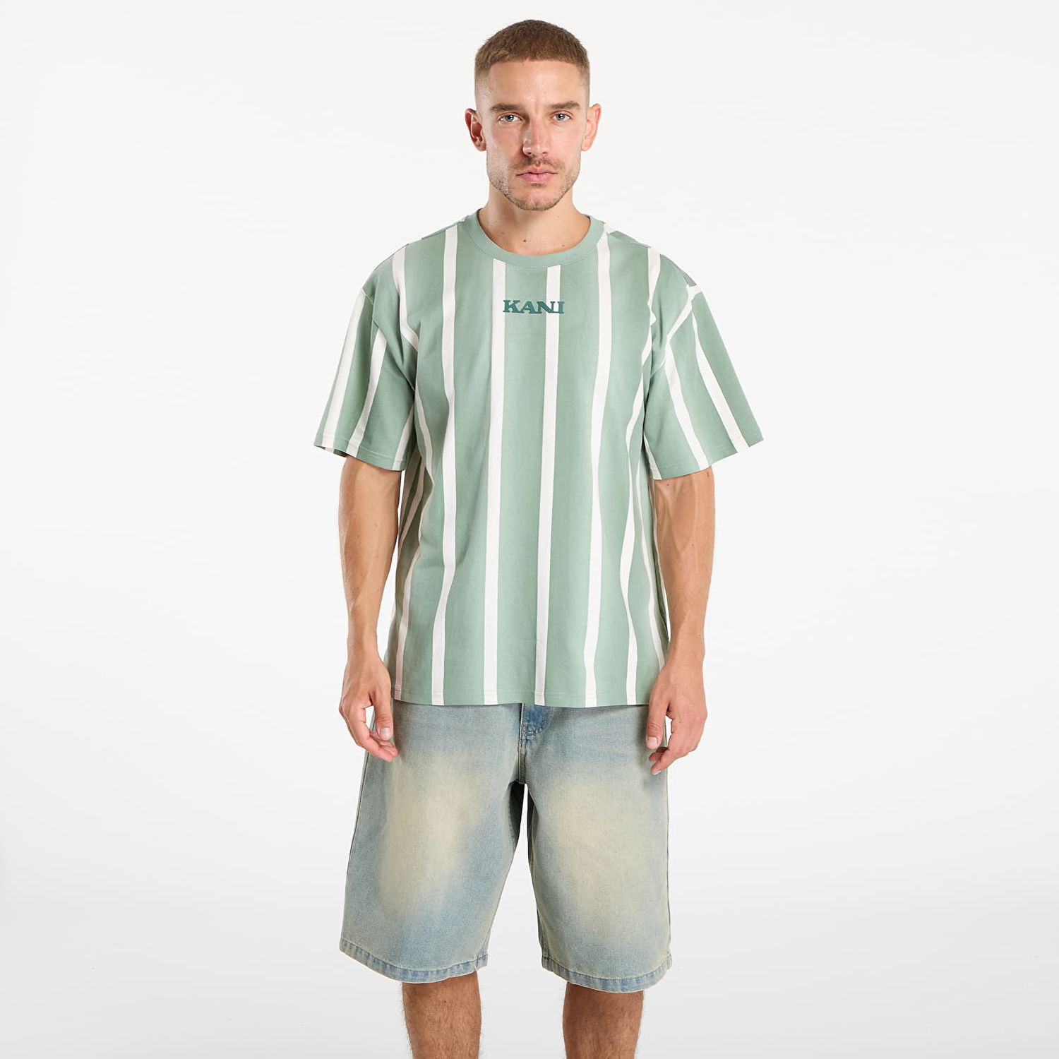 Футболка Karl Kani Karl Kani Retro Gradient Stripes Tee Зелений | PD00005338, 0