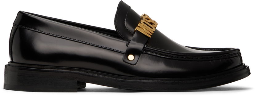Одяг Moschino Moschino 'Moschino' College Loafers чорний | MB10113C1LGB0000