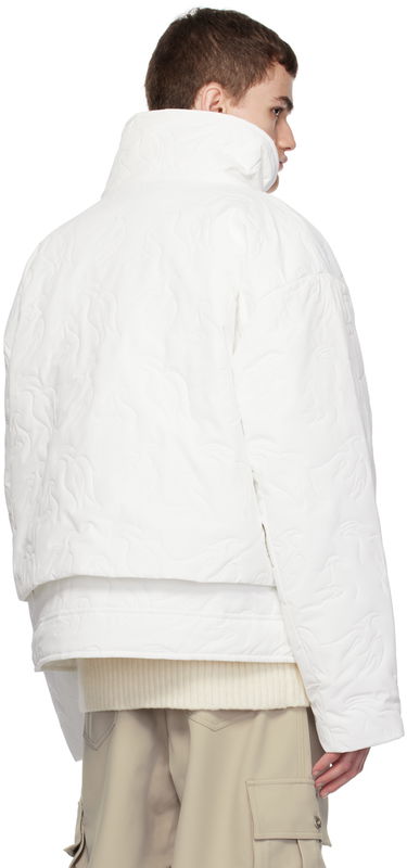 Пуховик Feng Chen Wang Feng Chen Wang Embossed Jacket білий | FUF16JK38, 2
