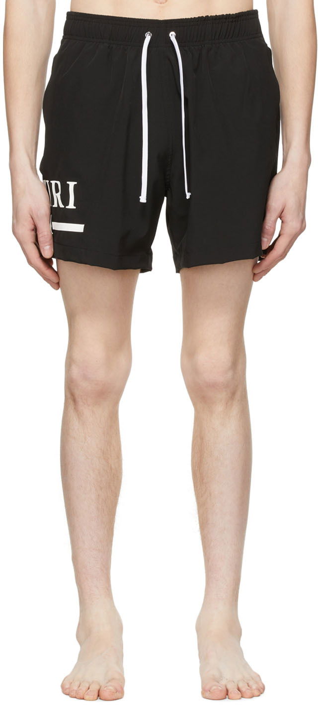 Купальники AMIRI Polyester Swim Shorts чорний | SS22MSB004
