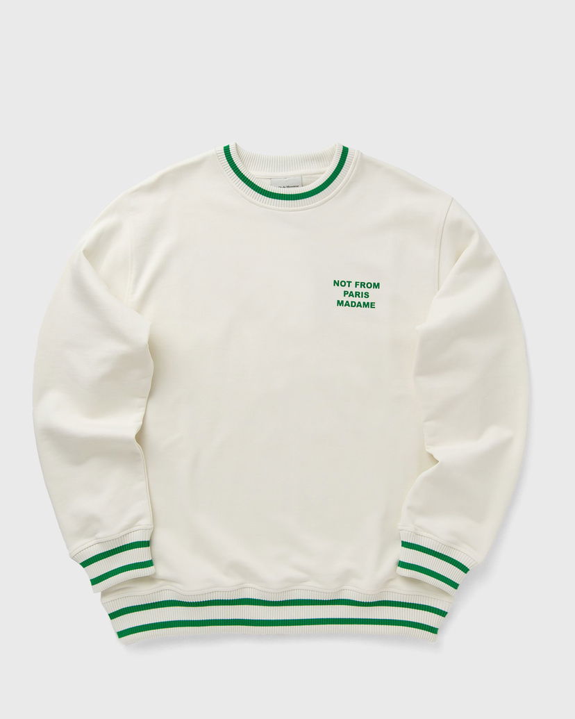 Cветр Drôle de Monsieur Drole de Monsieur Le Sport Slogan Sweatshirt білий | F-SW140-CO127-CM