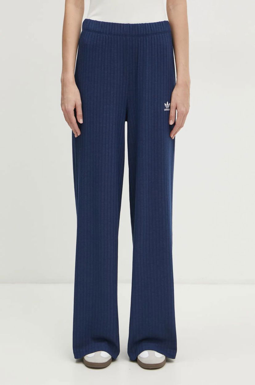Штани adidas Originals Originals Essential Wide-Leg Pants Синій | JD1496