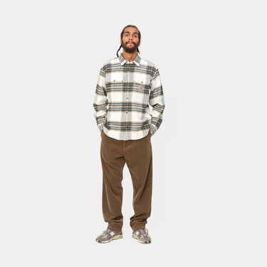 Штани Carhartt WIP Calder Pant "Tamarind" Коричневий | I032299_1CN_02, 2