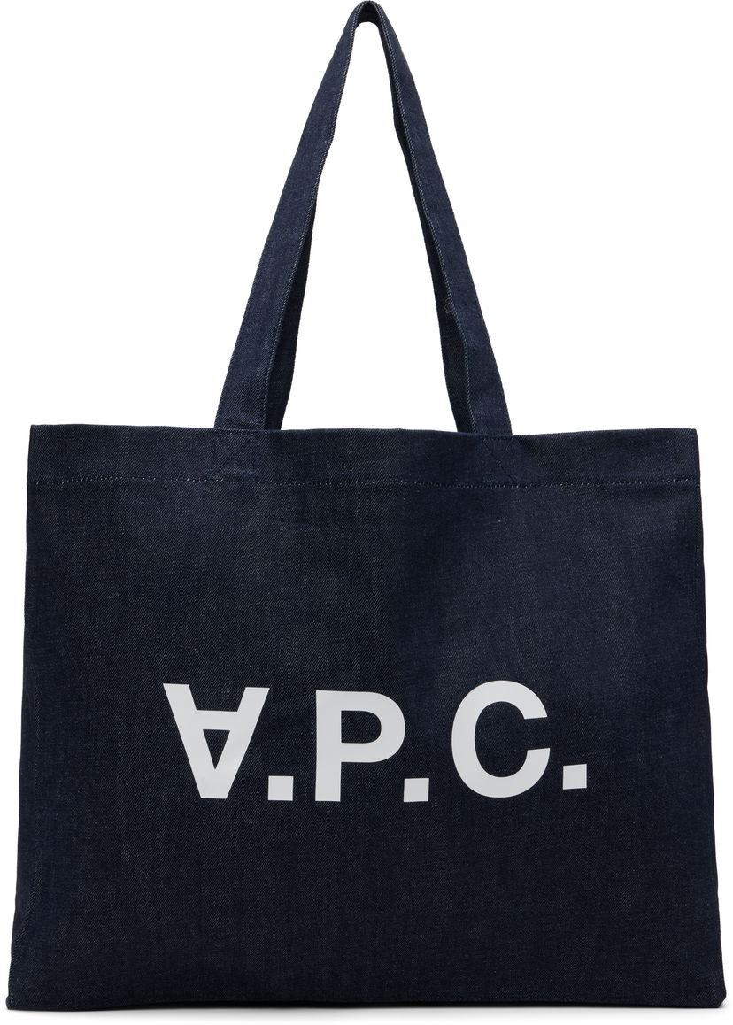 сумка-тоут A.P.C. A.P.C. Daniela Shopping Tote темно-синій | COHIZ-M61446