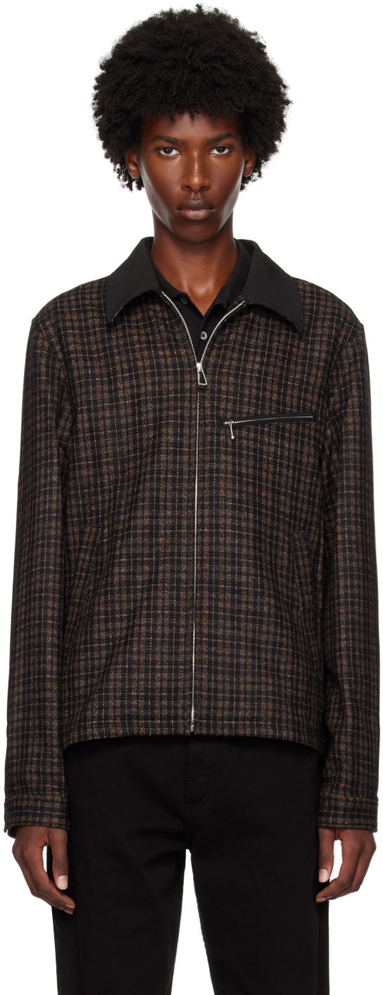 Куртка Paul Smith PS Paul Smith Check Zip Jacket Коричневий | M2R-022Z-N22095-79