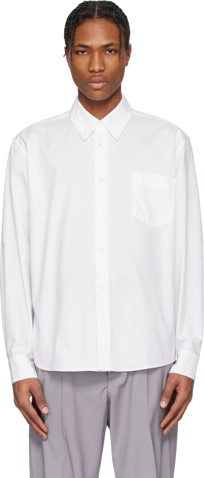 Сорочка OUR LEGACY Our Legacy Beyond Button-Down Shirt білий | M2252BW
