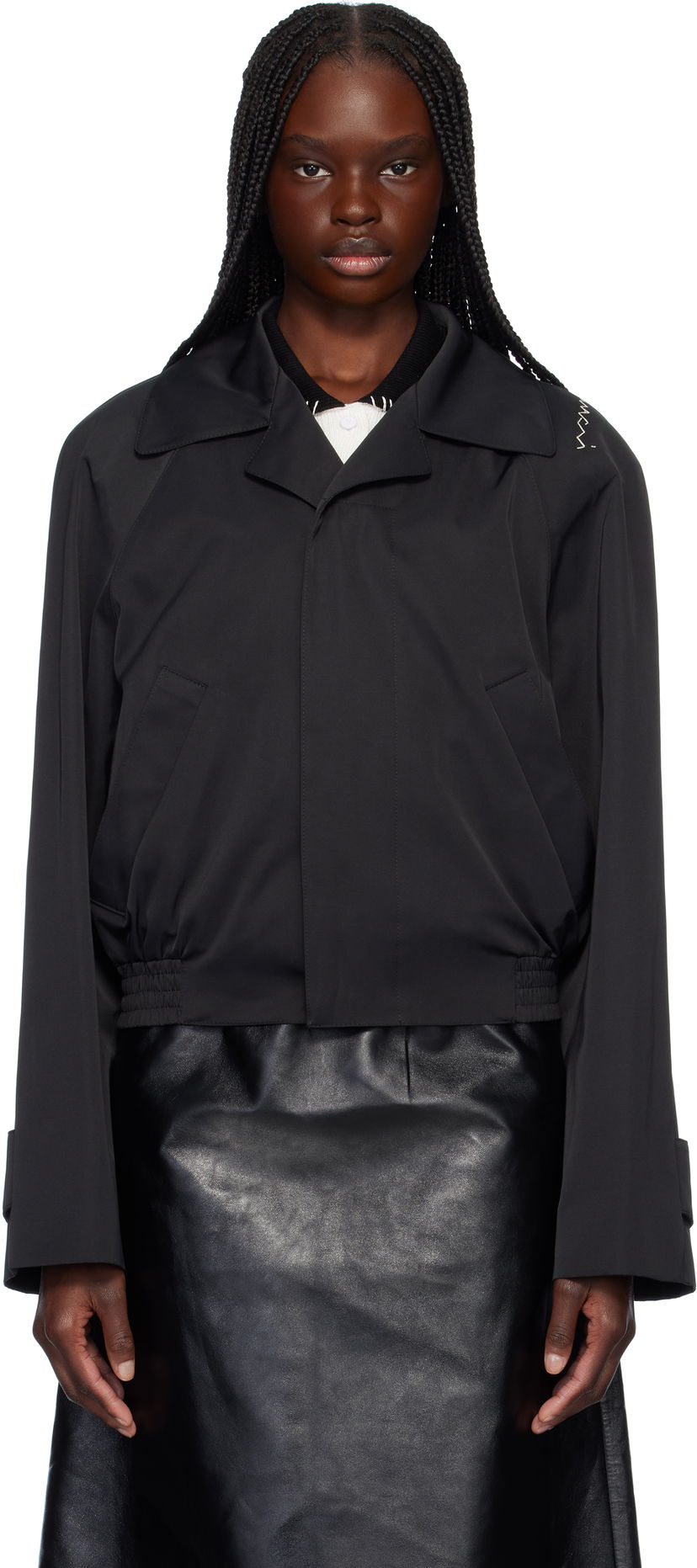 Вітровка Marni Marni Water Repellent Cropped Jacket чорний | JKMA0357SU UTP789