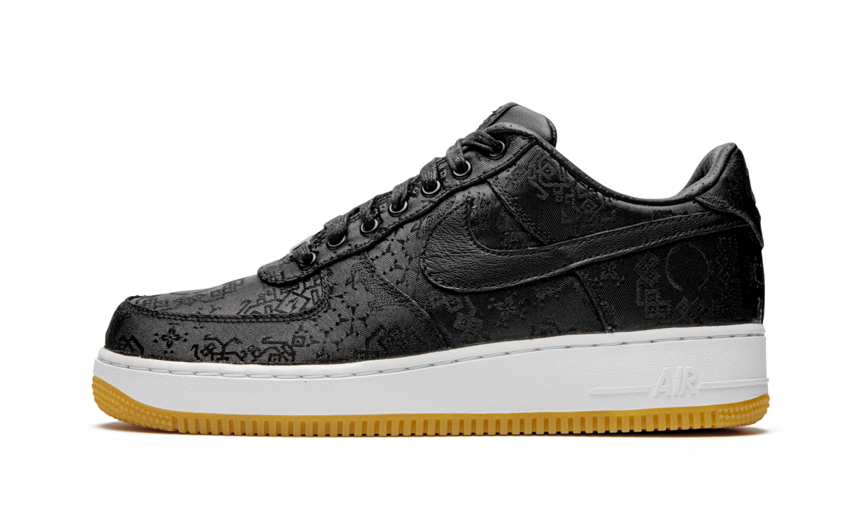 Кросівки та взуття Nike Fragment Design x CLOT x Air Force 1 "Black Silk" чорний | CZ3986-001, 0