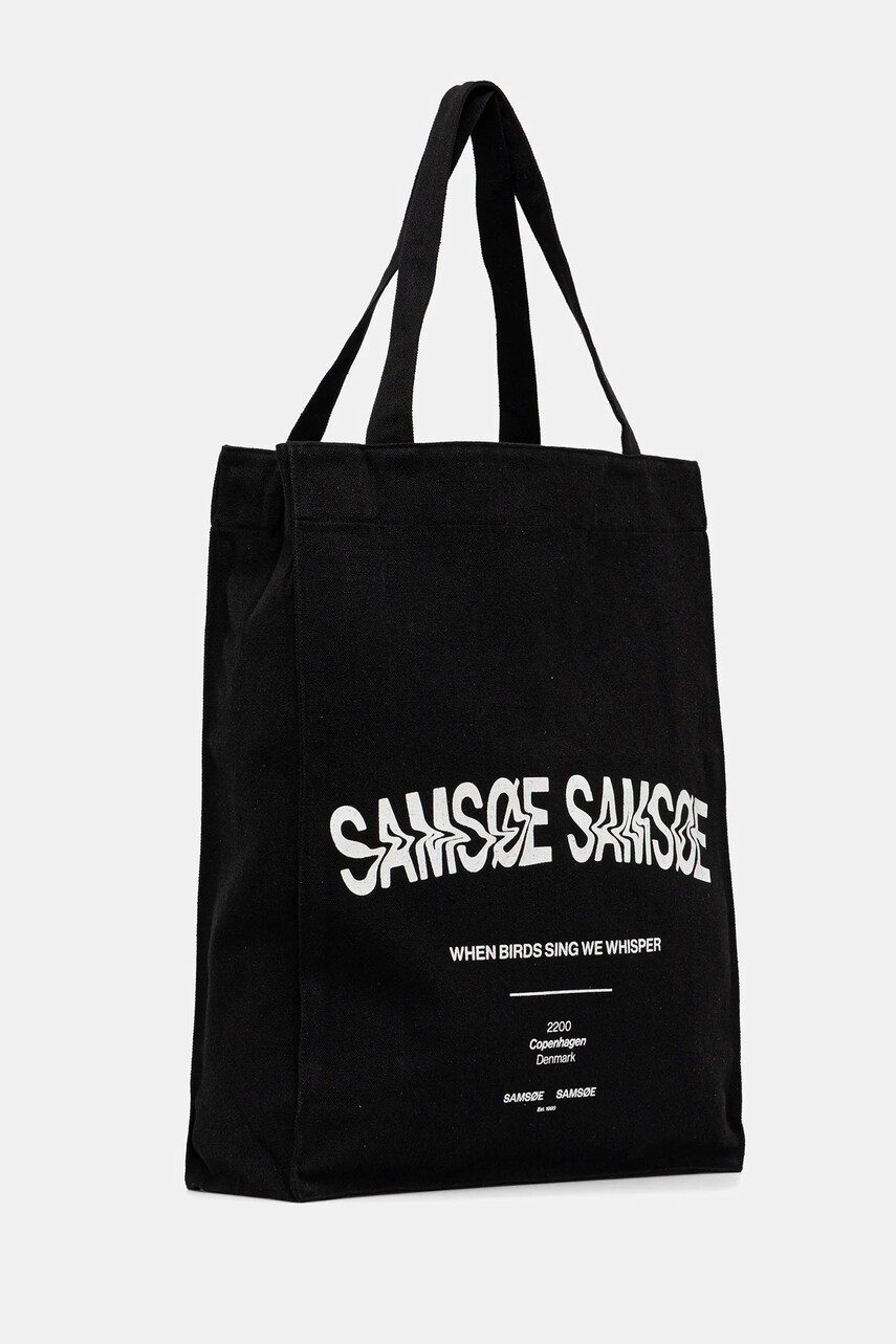 сумка-тоут Samsoe Samsoe Samsoe Samsoe SAPRINT Tote Bag чорний | U25200001, 1