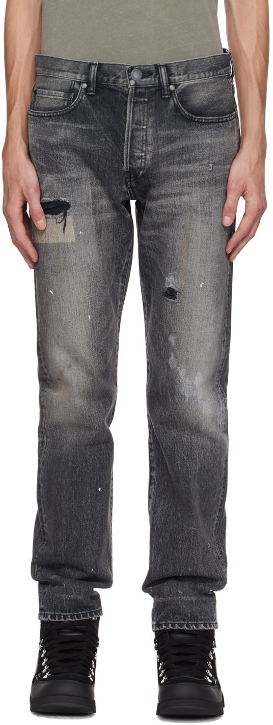 Джинси John Elliott John Elliott 'The Daze' Distressed Jeans Сірий | G491E5710L