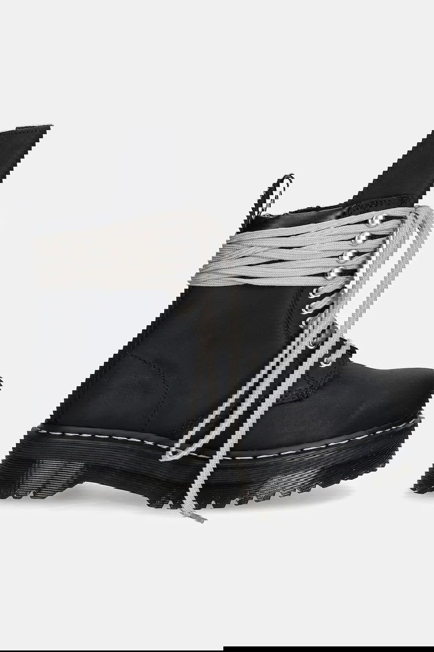Кросівки та взуття Rick Owens Rick Owens DRKSHDW x Dr. Martens Quad Sole Steel Toe Platform Boot чорний | DW02E6813.9001, 1